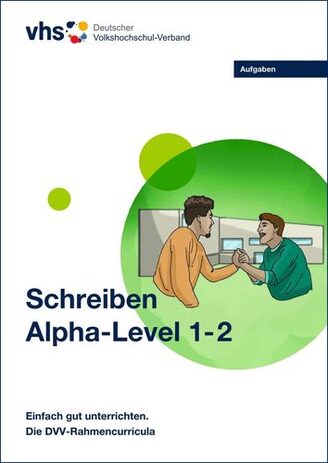 Cover des Aufgabenheftes Schreiben Alpha-Level 1-2