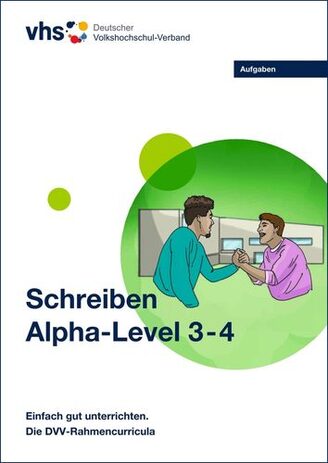 Cover des Aufgabenheftes Schreiben Alpha-Level 3-4