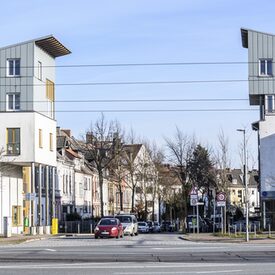 Straße in Bremen Gröpelingen