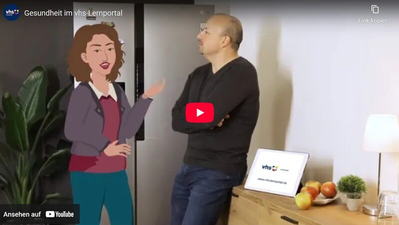 Erklärfilm zum Lernangebot Gesundheit im vhs-Lernportal